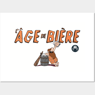 T-Shirt officiel de L'Âge de Bière Posters and Art